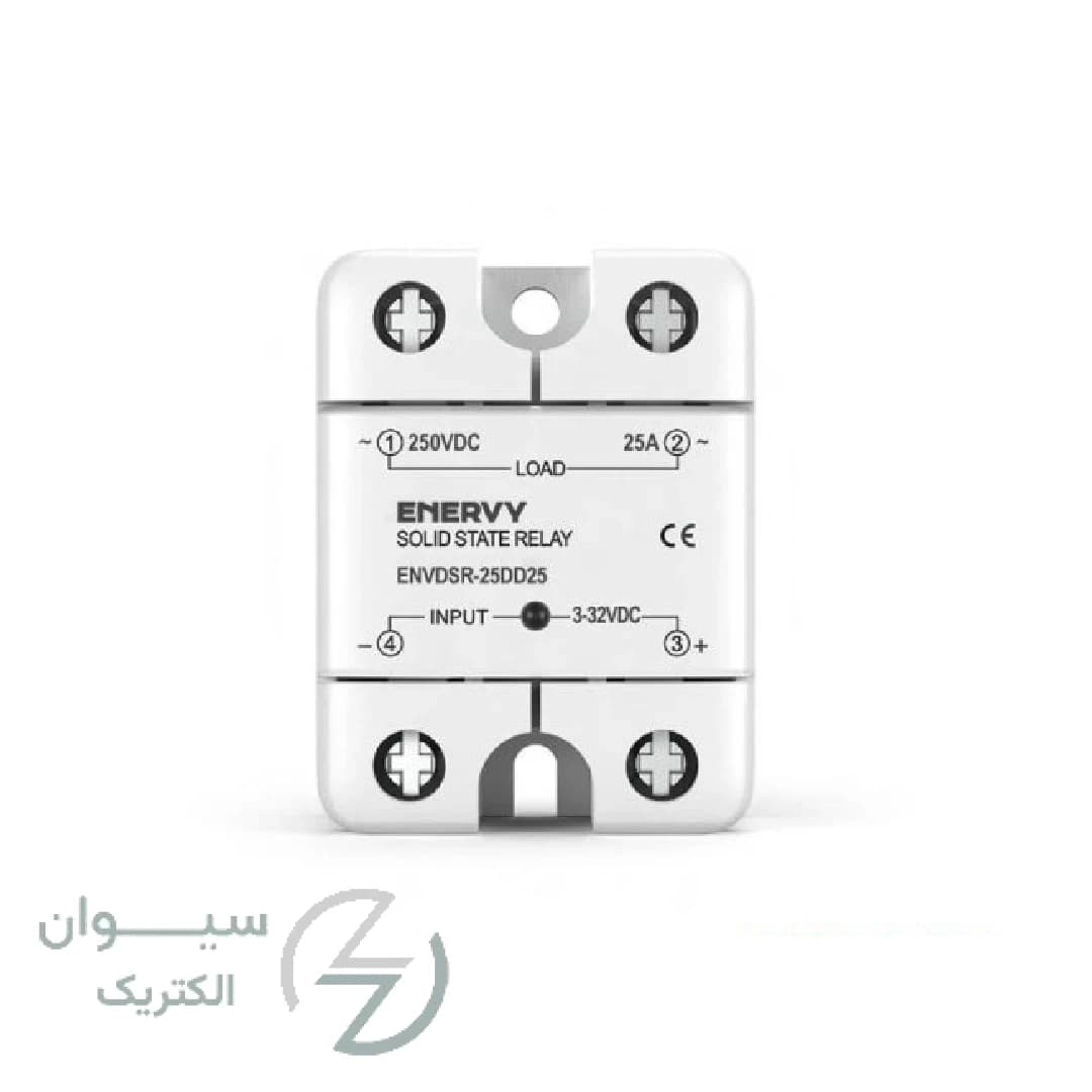 رله حالت جامد 25 آمپر DC مدل ENVDSR-25DD25