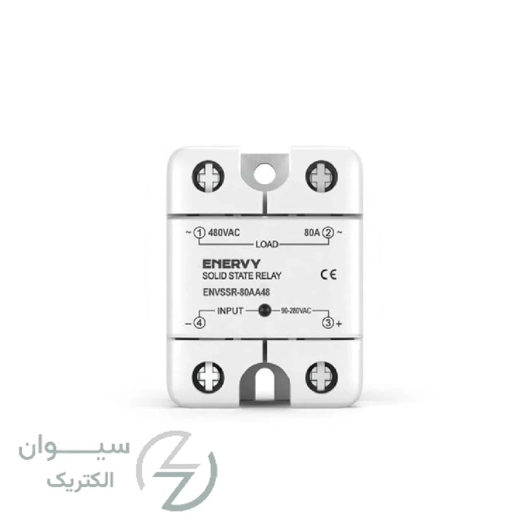 رله حالت جامد 80 آمپر تکفاز ENVSSR-80AA48