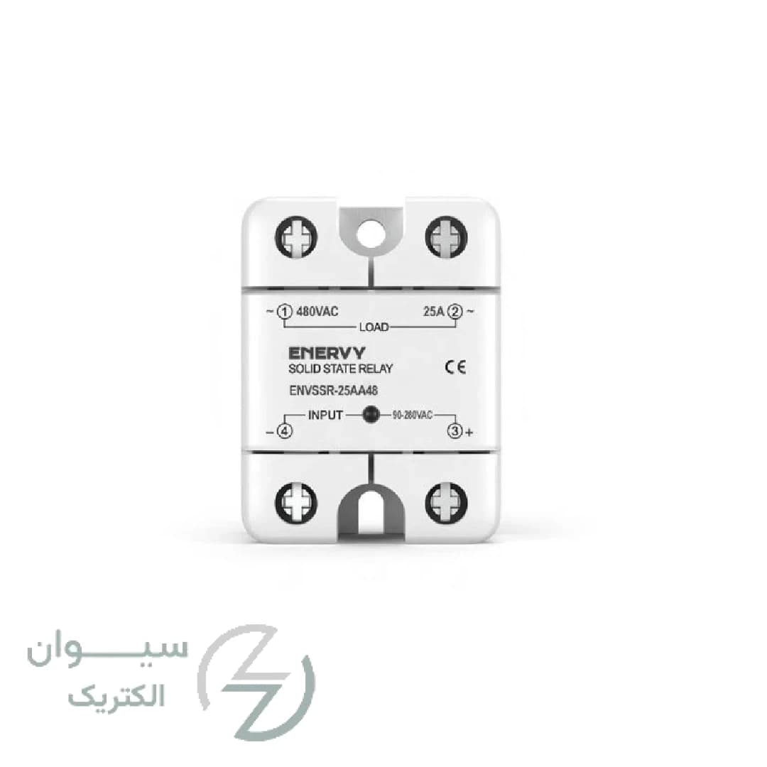 رله حالت جامد 25 آمپر تکفاز ENVSSR-25AA48