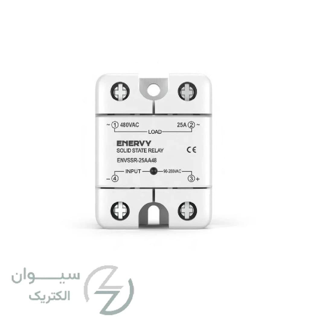 رله حالت جامد 15 آمپر تکفاز ENVSSR-15AA48