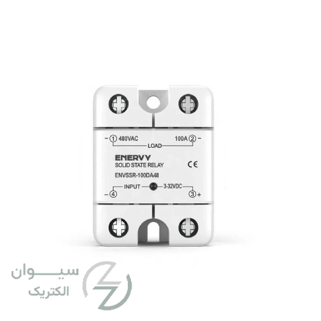 رله حالت جامد 100 آمپر تکفاز ENVSSR-100DA48
