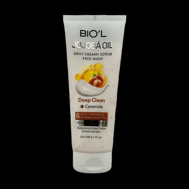 ژل اسکراب صورت بیول Jojoba Oil – پاک‌سازی عمقی و ملایم پوست خشک تا معمولی