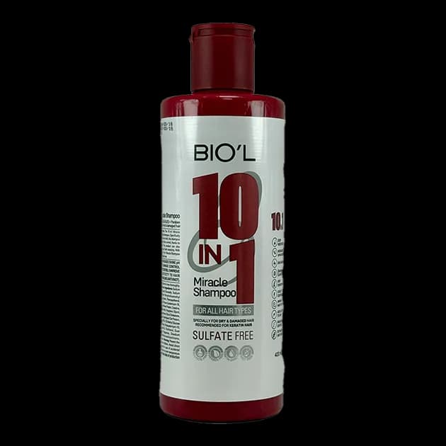 شامپو بیول 10 در 1 Miracle Shampoo – احیا کننده و تقویتکننده موهای خشک، آسیبدیده و کراتینه شده