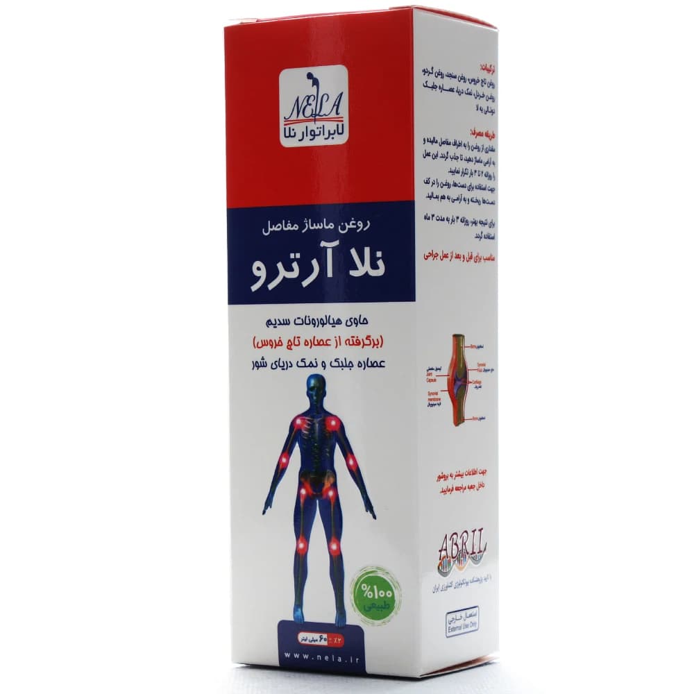 روغن ماساژ مفاصل نلا آرترو نلا 60 میلی لیتر — تصویر ۲