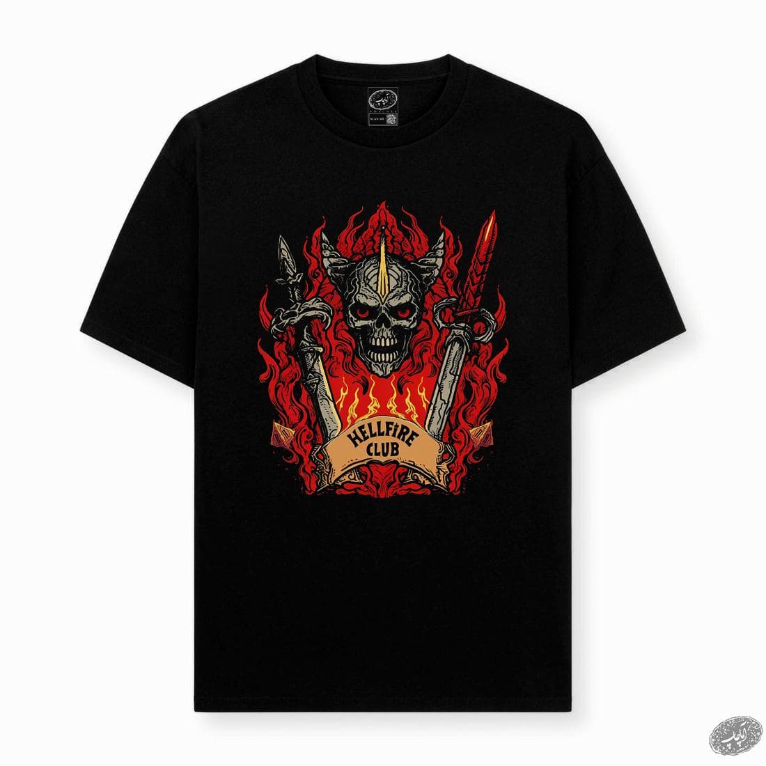 تیشرت طرح Hellfire club کد 872