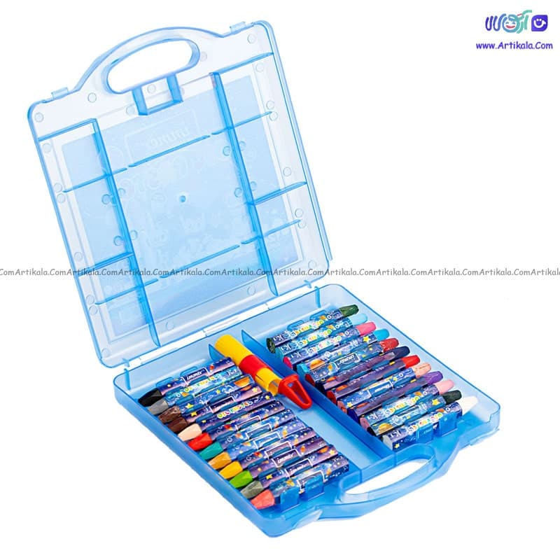 پاستل روغنی 24 رنگ کیفی ایمر مدل JM619-24 — تصویر ۳