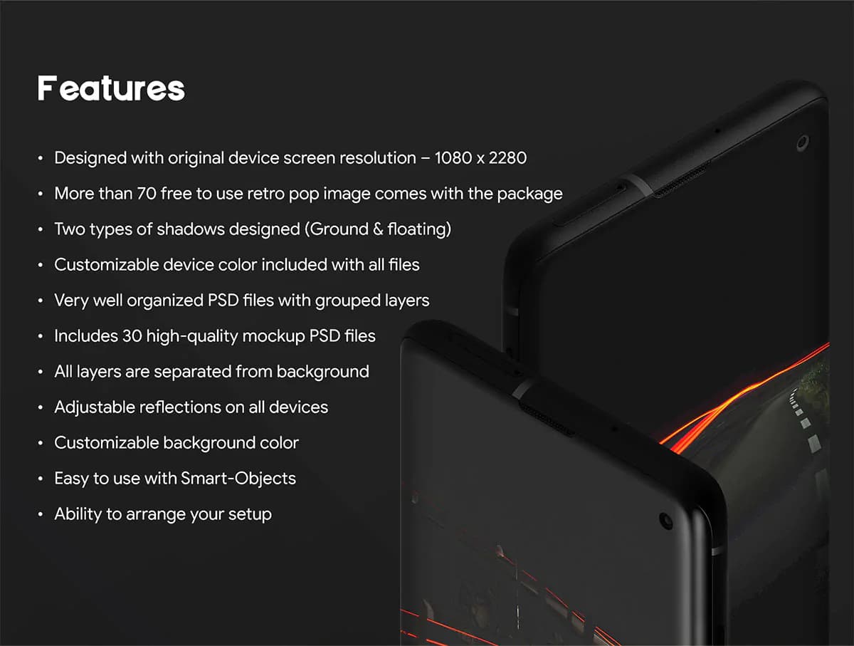 30 موکاپ موبایل گلکسی S10 — تصویر ۸