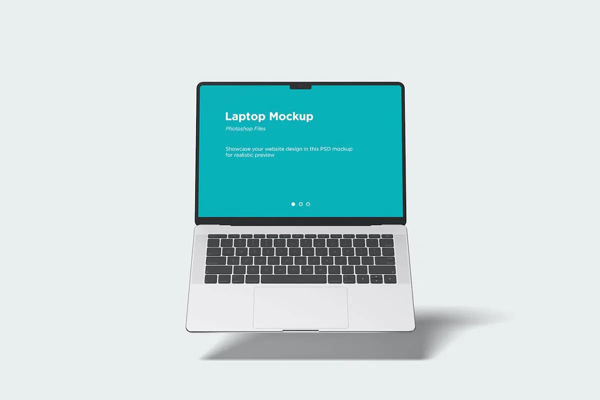 10 موکاپ لپ تاپ مک بوک — تصویر ۶