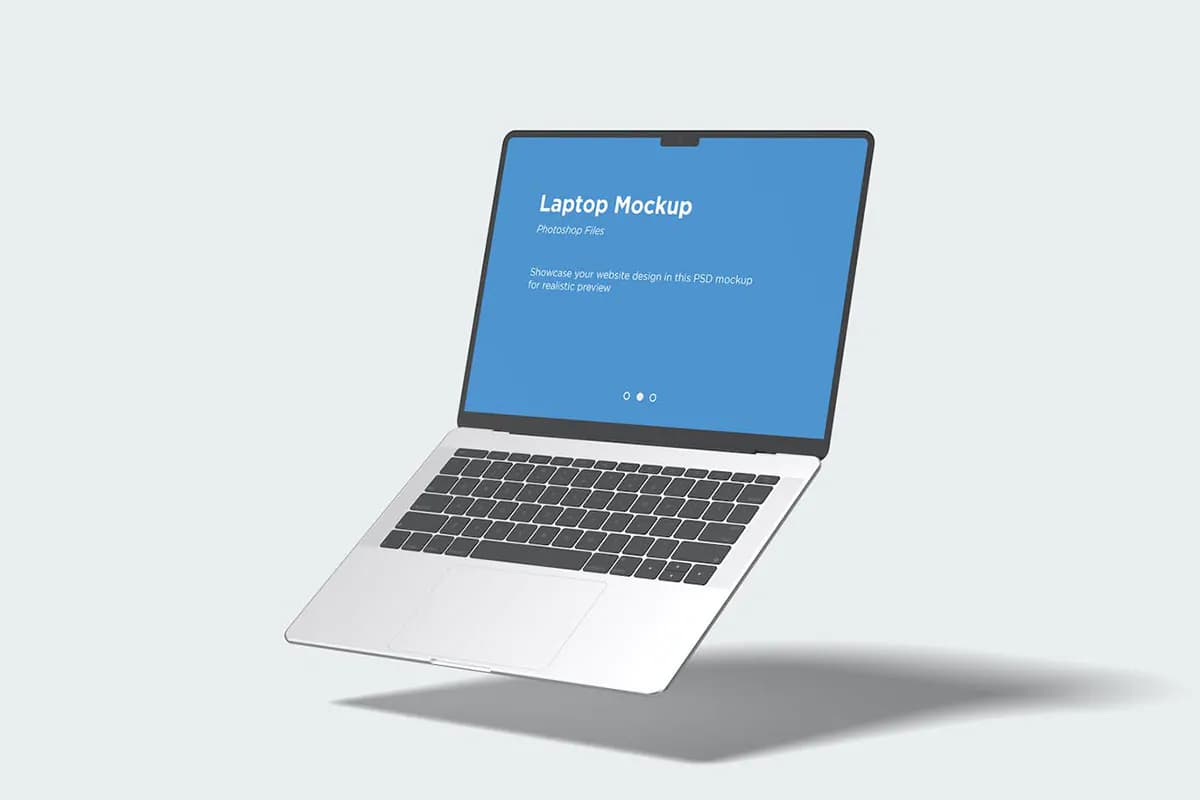 10 موکاپ لپ تاپ مک بوک — تصویر ۸