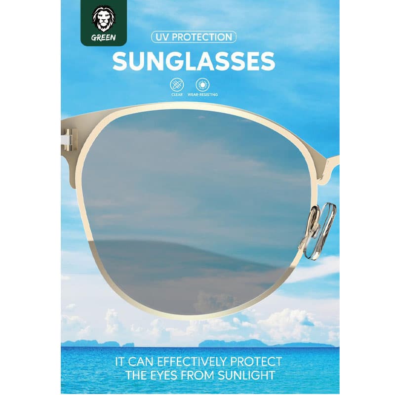 عینک آفتابی برند گرین Green UV Protection Sunglasses — تصویر ۳