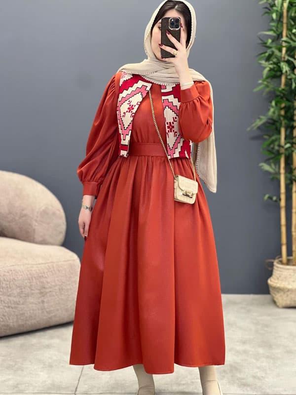 سارافون و جلیقه زنانه مدل ماهلین — تصویر ۳