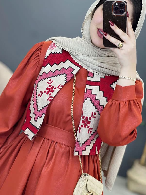 سارافون و جلیقه زنانه مدل ماهلین — تصویر ۶