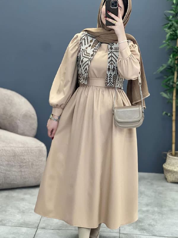 سارافون و جلیقه زنانه مدل ماهلین — تصویر ۲