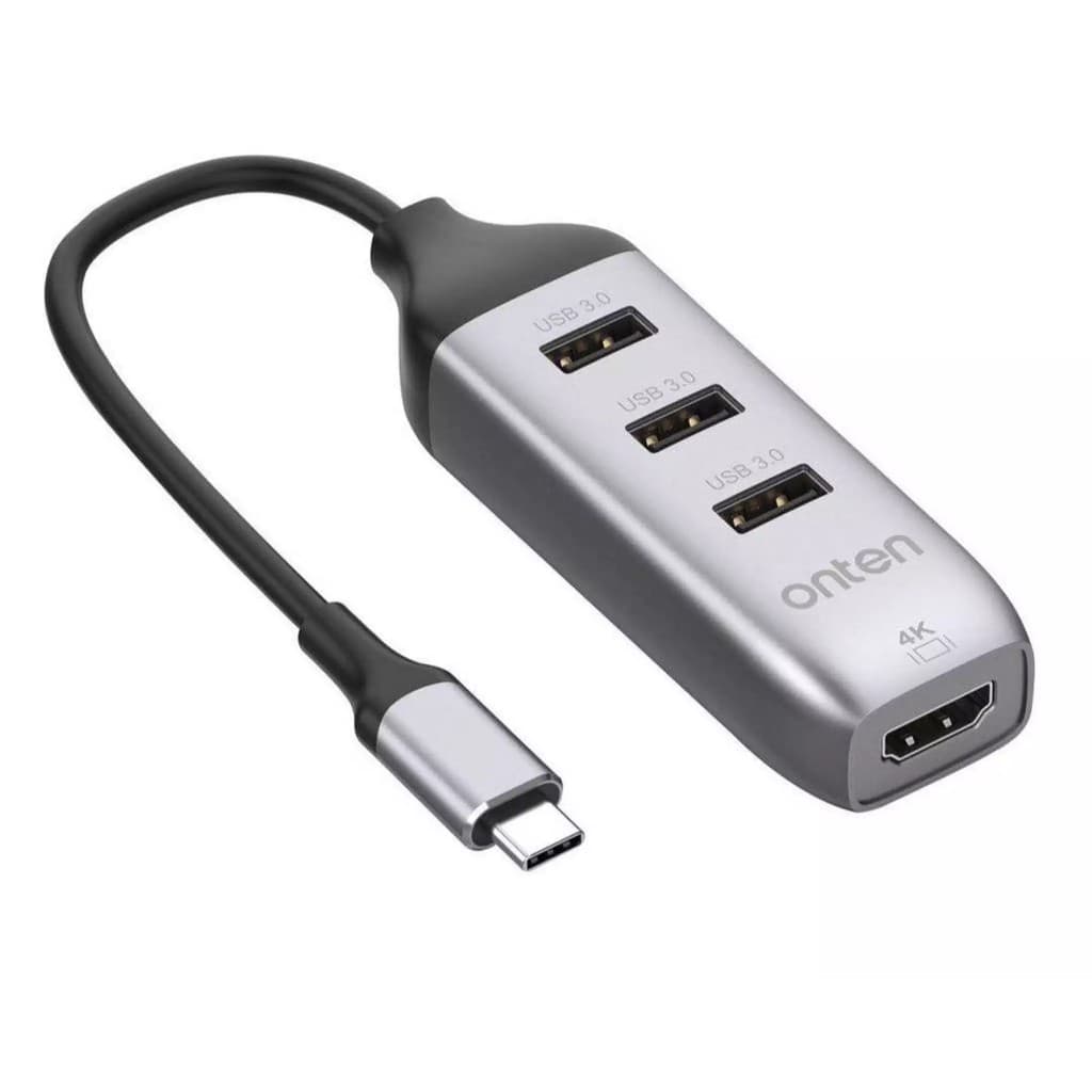 مبدل USB-C به HDMI و USB 3.0 اونتن Onten OTN-951181H
