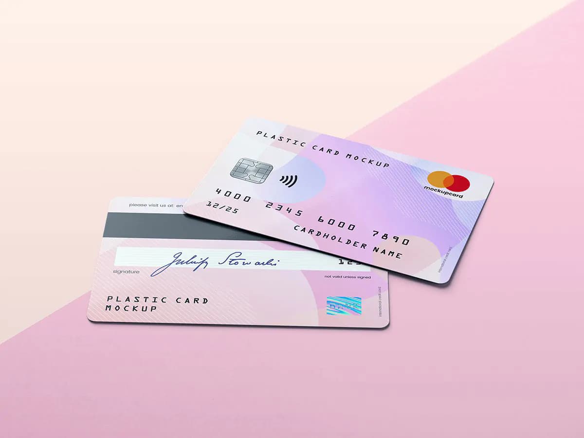 15 موکاپ کارت بانکی و اعتباری — تصویر ۵