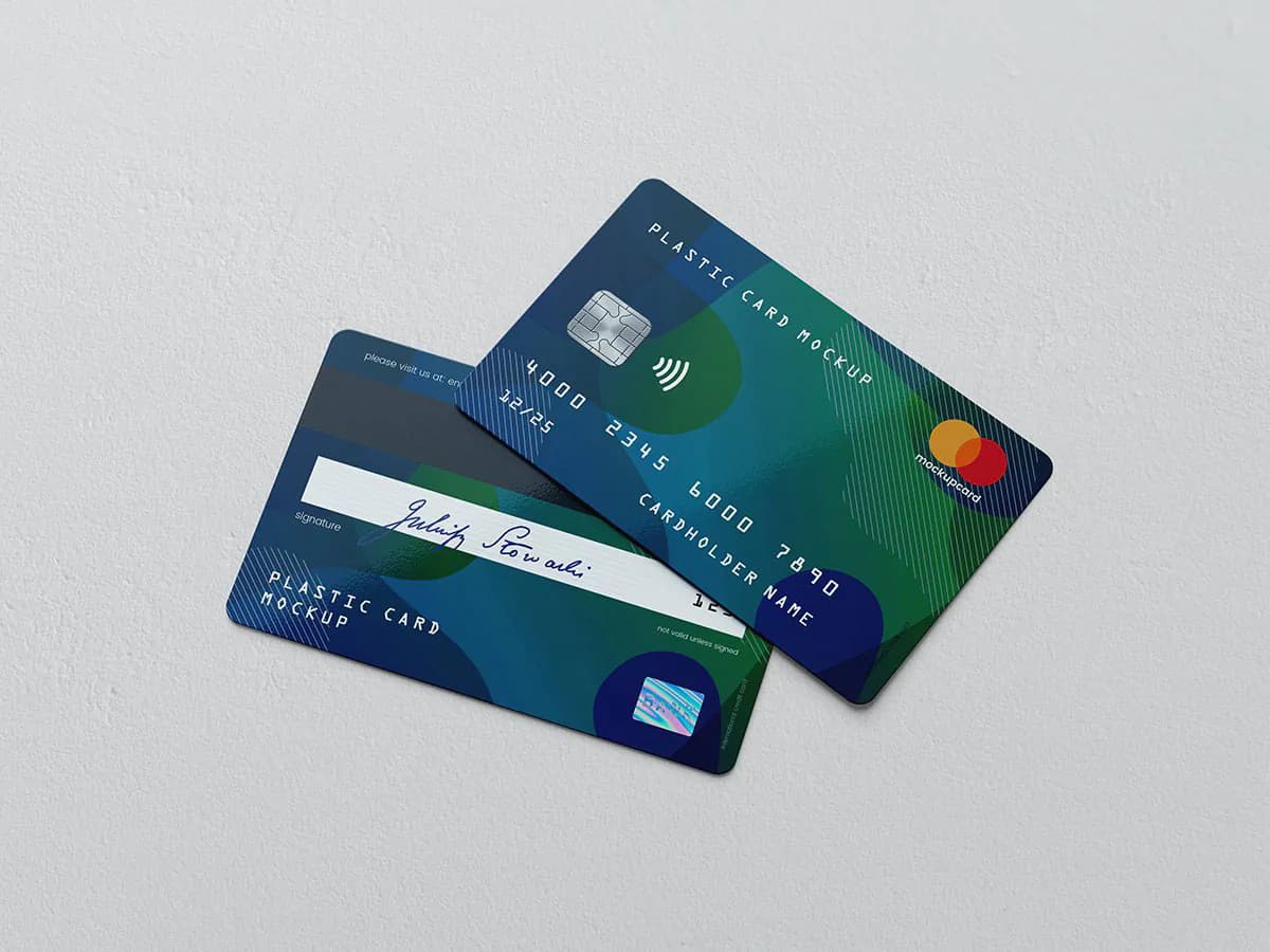 15 موکاپ کارت بانکی و اعتباری — تصویر ۶