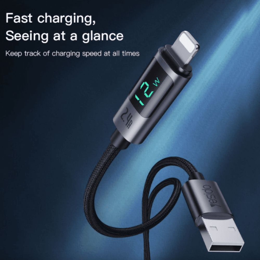 کابل USB به Lightning یسیدو مدل CA122 طول 1.2 متر — تصویر ۳