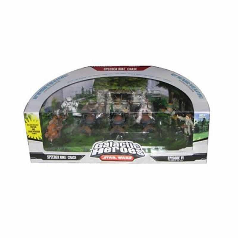 مجموعه مینی فیگور جنگ ستارگان سری speeder bike chase برند Hasbro