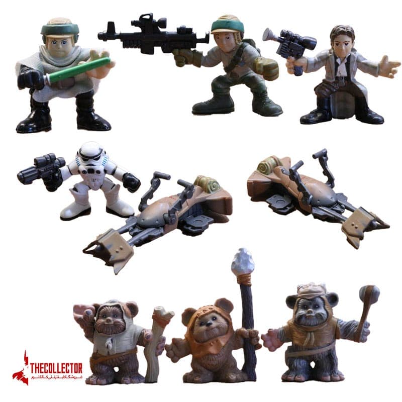 مجموعه مینی فیگور جنگ ستارگان سری speeder bike chase برند Hasbro — تصویر ۴