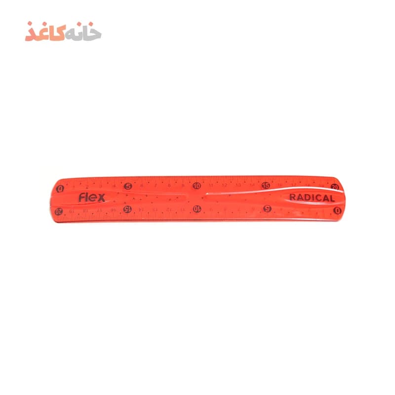 ست 3 تیکه خط کش گونیا نقاله قرمز رادیکال — تصویر ۲