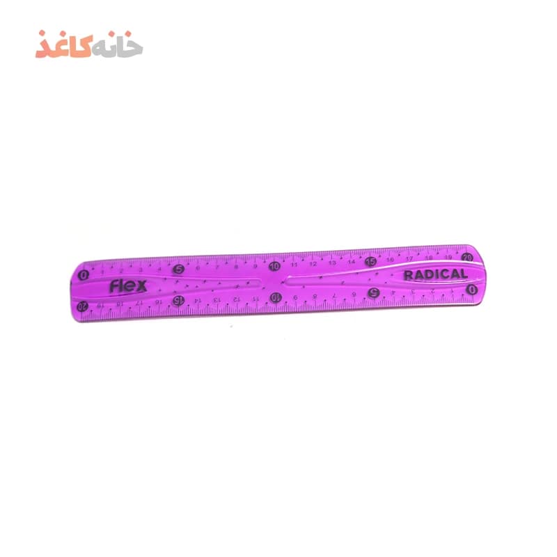 ست 3 تیکه خط کش گونیا نقاله بنفش رادیکال — تصویر ۲