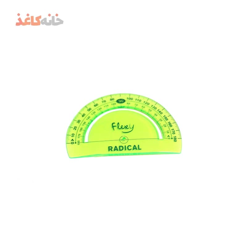ست 3 تیکه خط کش گونیا نقاله سبز رادیکال — تصویر ۴