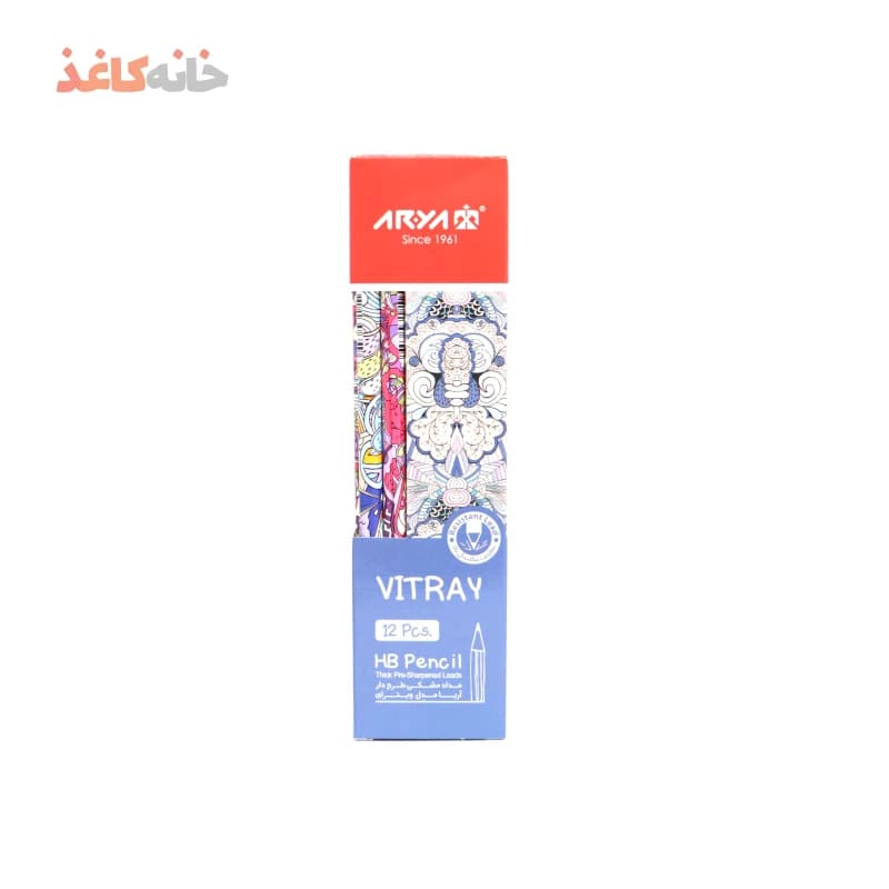 مدادمشکی طرح دار اریا مدل ویترای