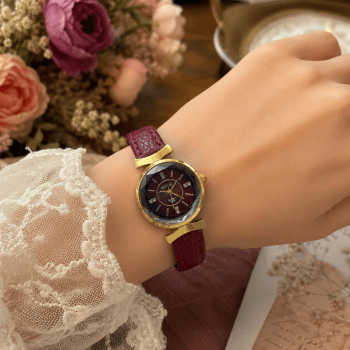 ساعت مچی زنانه MICAI کوارتز بند چرمی | MICAI Women’s Quartz Leather Strap Watch — تصویر ۸