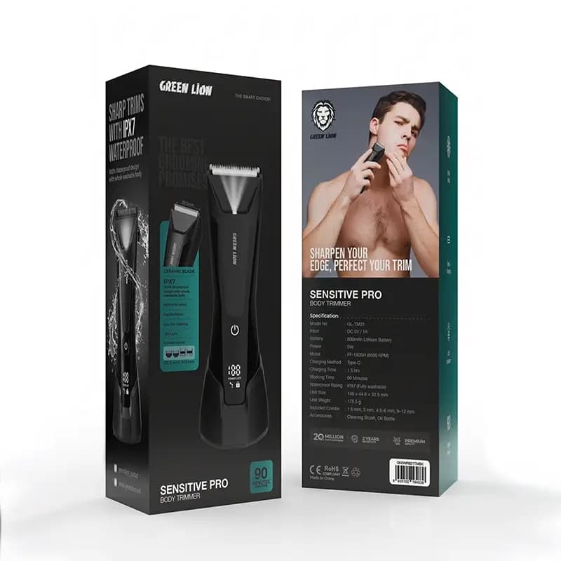 ماشین اصلاح چندکاره گرین لاین Green Lion Sensitive Pro GNSNRB21TMBK — تصویر ۳