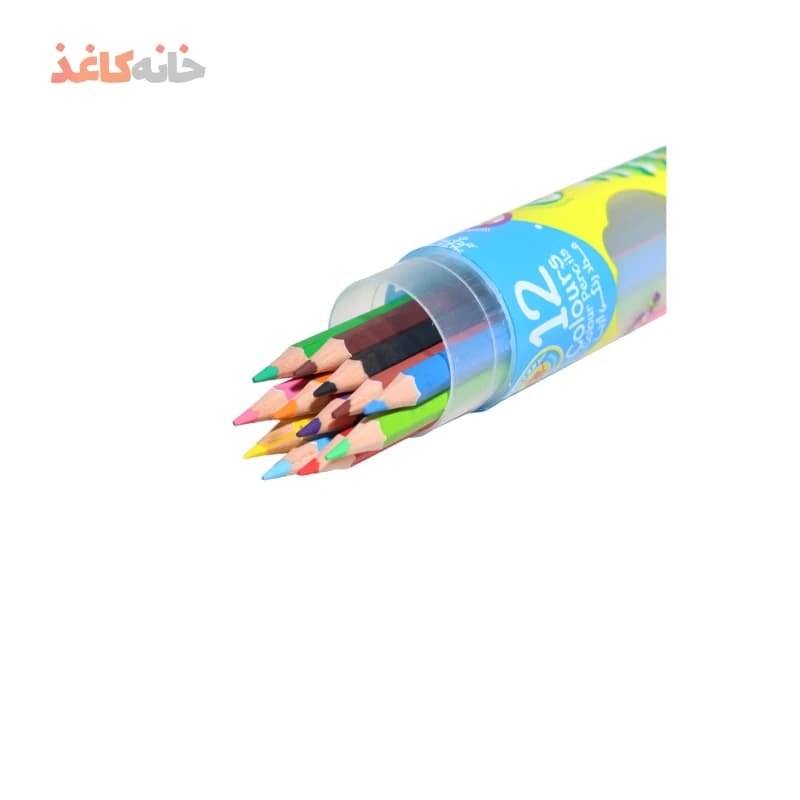 مداد رنگی 12رنگ استوانه اریا — تصویر ۳