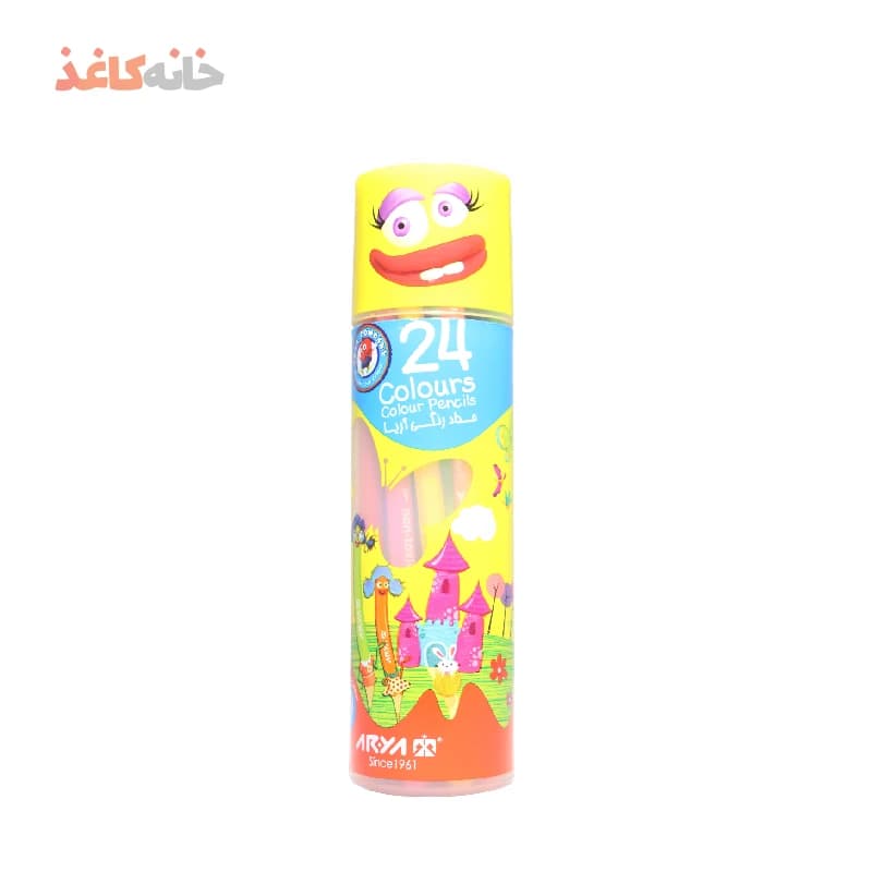 مدادرنگی 24رنگ استوانه اریا