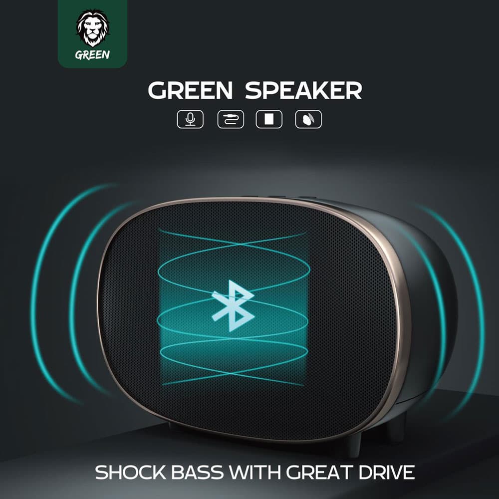 اسپیکر بلوتوث گرین Green Milan HiFi Smart Speaker — تصویر ۶