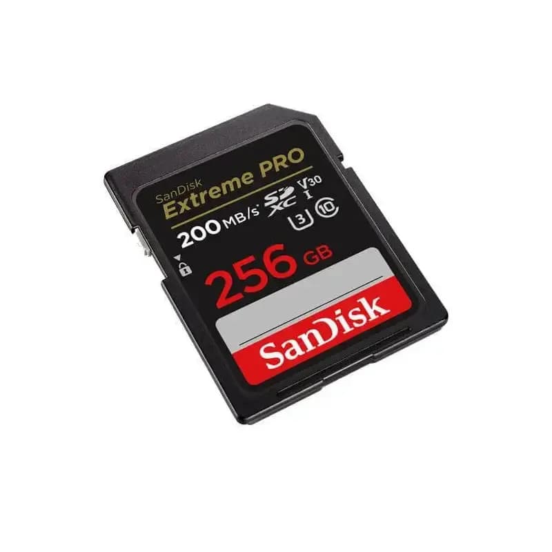 کارت حافظه سن دیسک مدل SanDisk SDXC Extreme Pro UHS-I GN4IN سرعت 200 ظرفیت 256 گیگابایت — تصویر ۲
