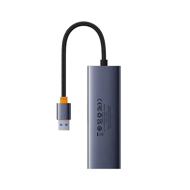 هاب 4 پورت باسئوس مدل Baseus UltraJoy Type-A to USB3.0+RJ45 BS-OH109 — تصویر ۲