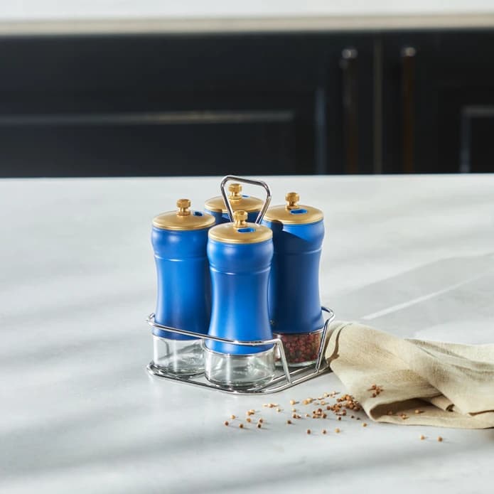 جا ادویه ای استندی 4 عددی کاراجا مدل blue Berry — تصویر ۴