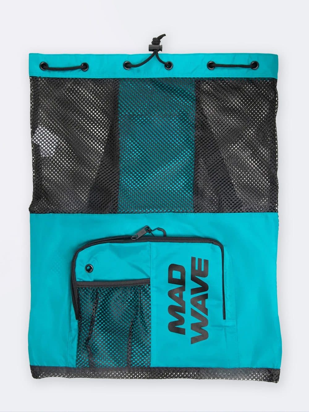 مش بگ ( mesh bag ) { کیف حرفه ای شنا } برند مدویو ( MAD WAVE ) سبز رنگ — تصویر ۲