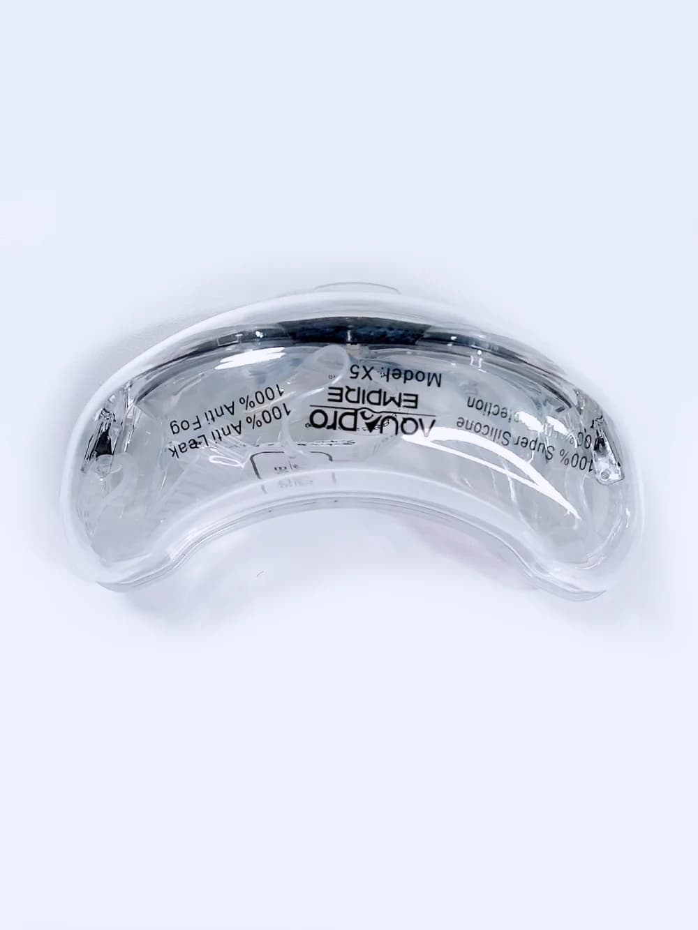 عینک استخر فریم بزرگ آکواپرو Aquapro – X5 زنانه و مردانه سیلیکونی ضد بخار مشکی — تصویر ۸