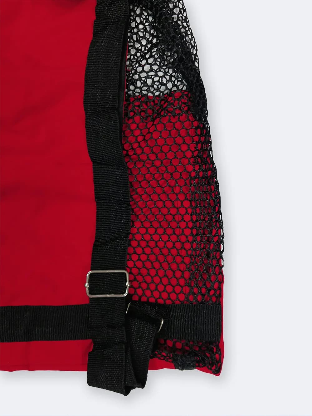 مش بگ ( mesh bag ) قرمز رنگ مناسب برای وسایل استخر ، ساحل و دریا برای خشک شدن سریع لوازم شنا نابایجی ( Nabaiji ) — تصویر ۸