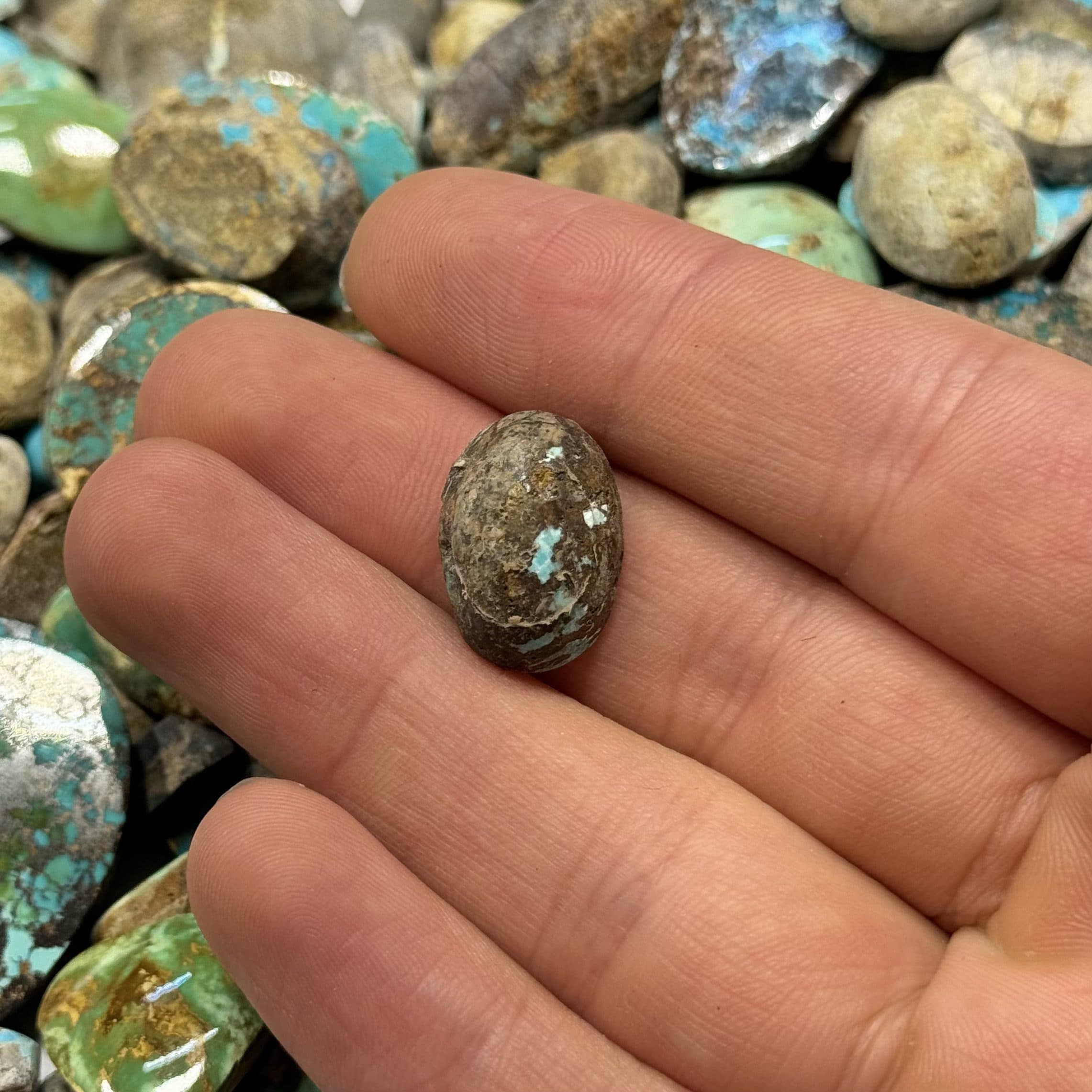 سنگ فیروزه اصل نیشابور طبیعی کد45 — تصویر ۲