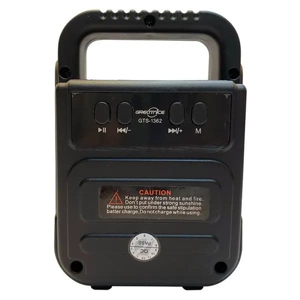 اسپیکر بلوتوثی قابل حمل Greatnice مدل GTS-1362 — تصویر ۲