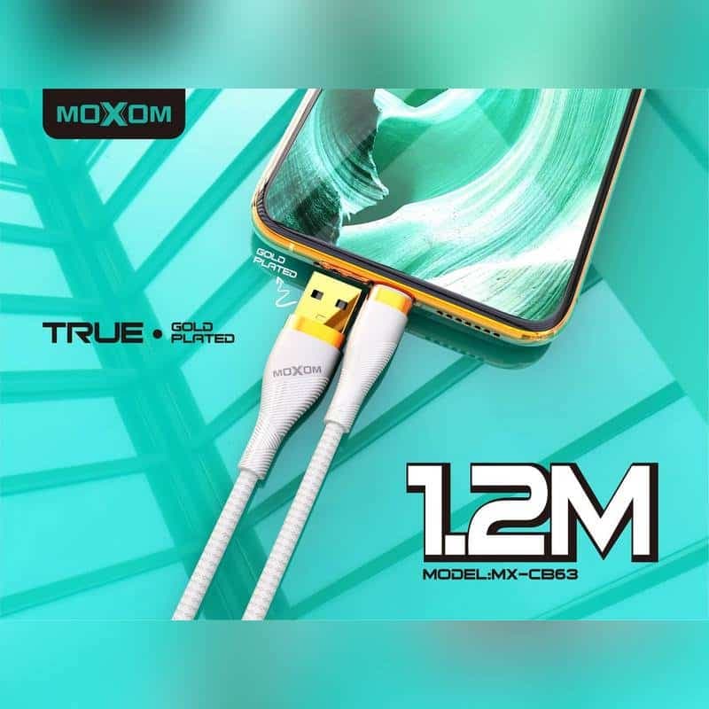 کابل شارژ تایپ سی برند موکسوم مدل MX-CB63m — تصویر ۴