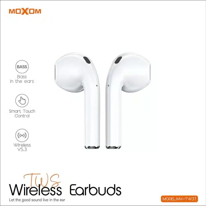 هندزفری بلوتوثی برند موکسوم(MOXOM) مدل MX-TW37 — تصویر ۵