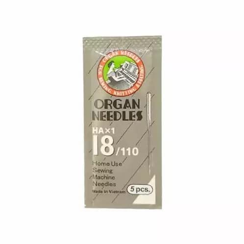 سوزن چرخ خیاطی خانگی شماره 18 ویتنام جلد طوسی (10بسته 5عددی)