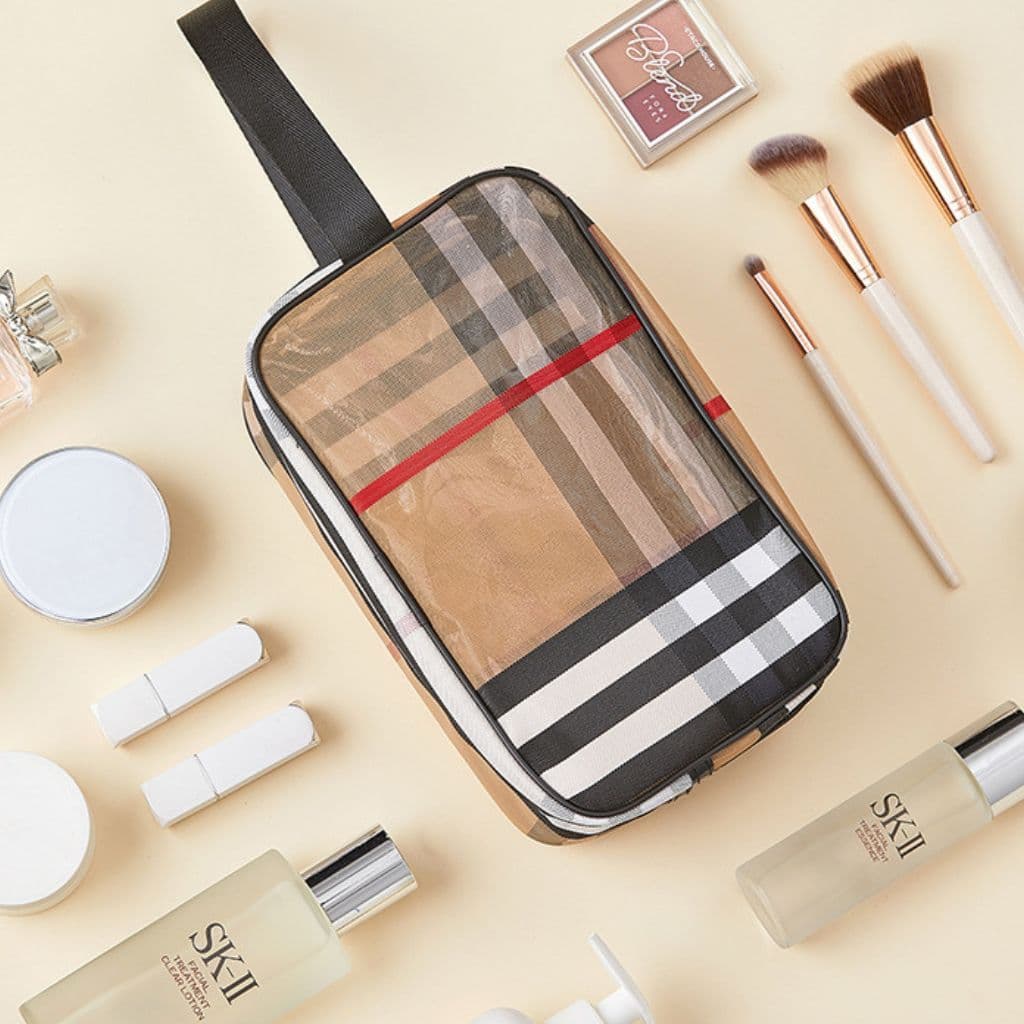 واش بگ سایز متوسط طرح Burberry کد M128 — تصویر ۲