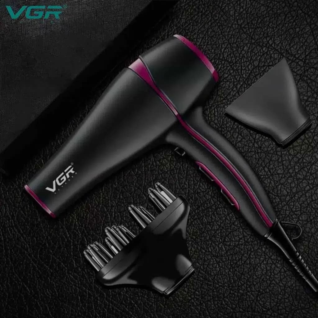 سشوار حرفه‌ ای وی جی آر 2200 وات مدل V-402 با سری دیسپانسر — تصویر ۷