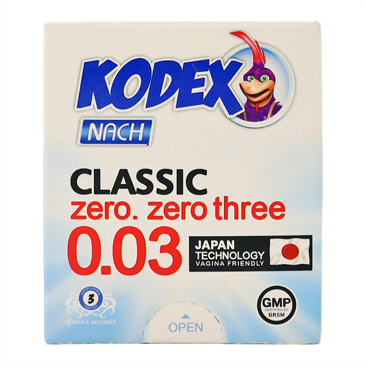 کاندوم کلاسیک 0.03 ناچ کدکس 3 عددی