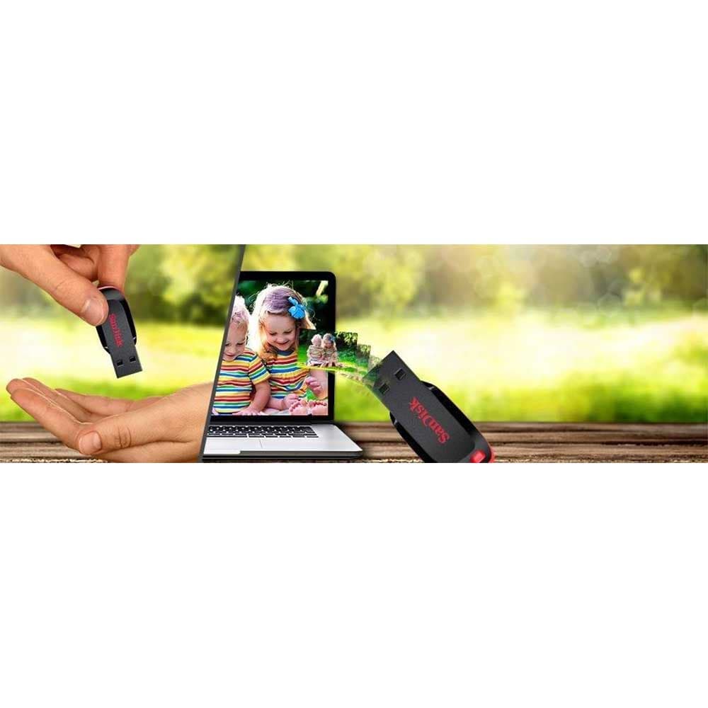 فلش مموری 32گیگابایت سن دیسک مدل Sandisk Flash Memory Cruzer Blade CZ50 — تصویر ۴