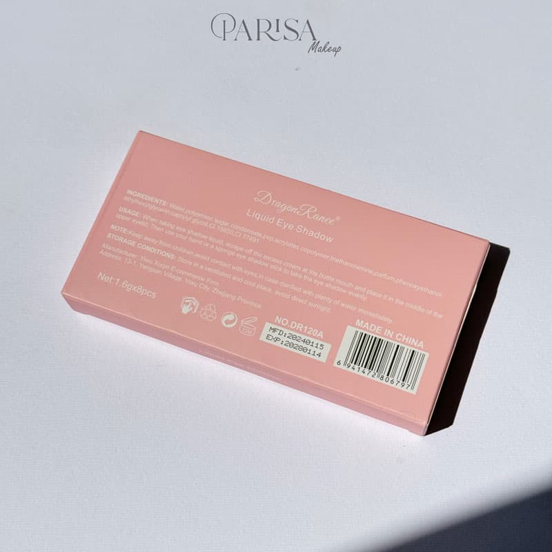 پک سایه چشم مایع Dragon Ranee مدل Happy Space Makeup — تصویر ۶