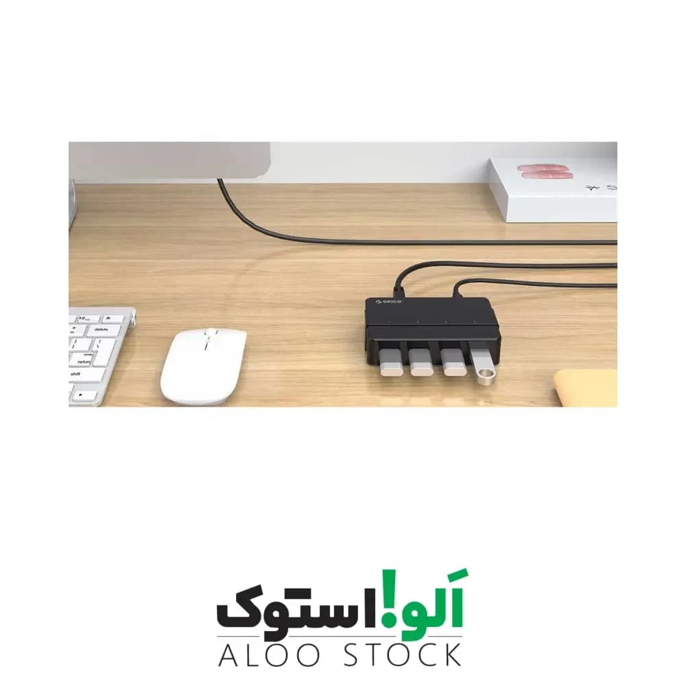 هاب 4 پورت USB 3.0 همراه آداپتور اوریکو ORICO H4928-U3-V1 HUB — تصویر ۱۱