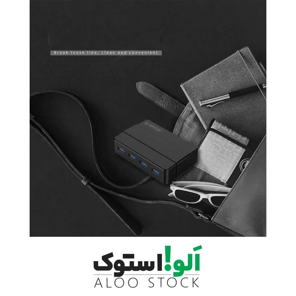 هاب 4 پورت USB 3.0 همراه آداپتور اوریکو ORICO H4928-U3-V1 HUB — تصویر ۱۲